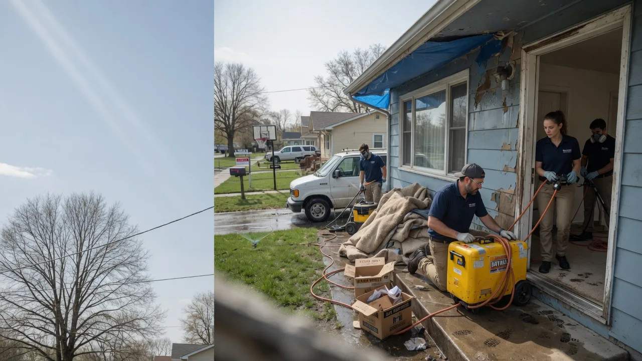 Basement Flood Cleanup in Lowell, OH near me